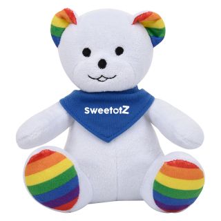 Printed 6 Inch Rainbow Bears
