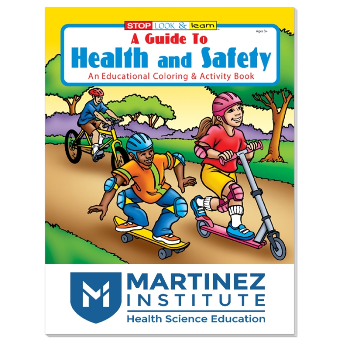 Custom Printed A Guide to Health and Safety Coloring Books