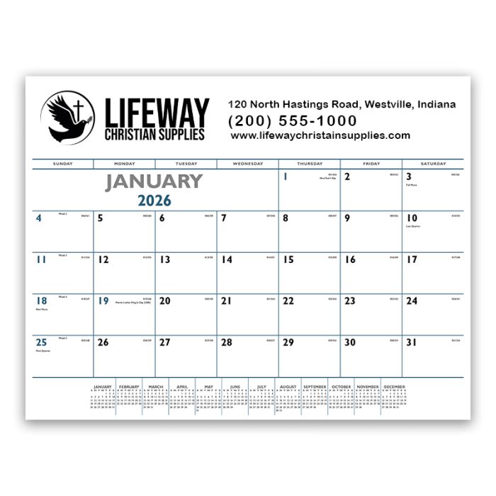 Custom Printed Blue and Black Desk Pads