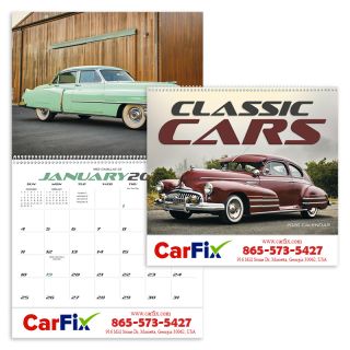 Printed Classic Cars Wall Calendars