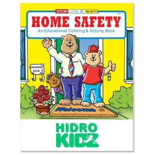 Printed Home Safety Coloring Books