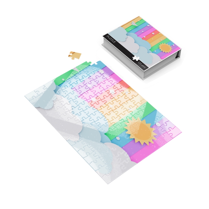 Custom Printed Powerstick 120 Piece Jigsaw Puzzles