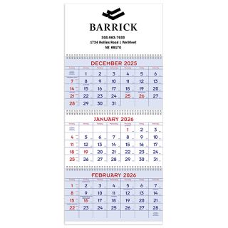 Printed Red and Blue Commercial Planners