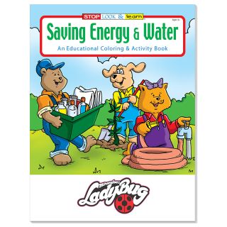 Printed Saving Energy and Water Coloring Books