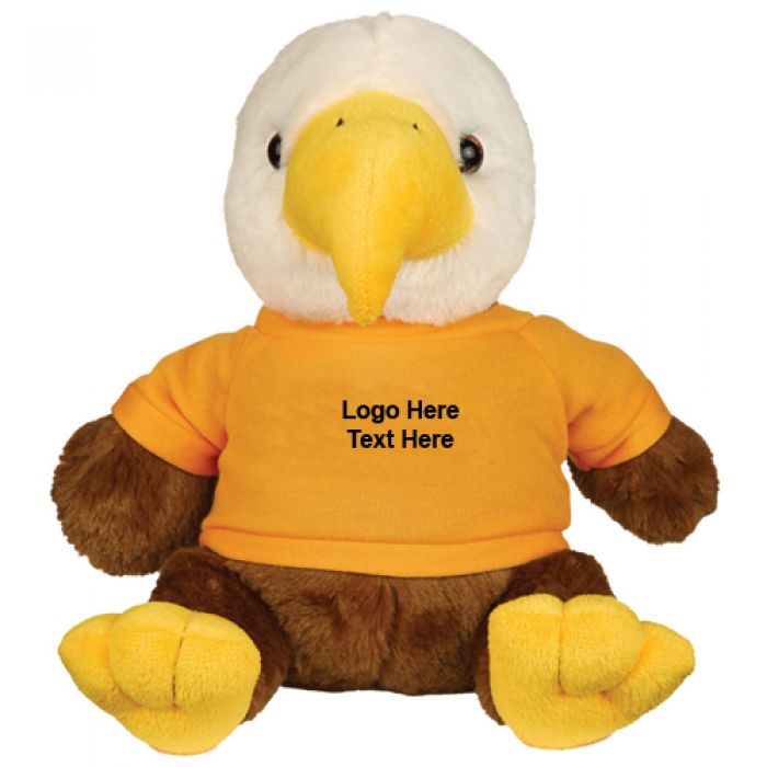 Custom Printed 8.5 Inch Liberty Eagle Plush Toy