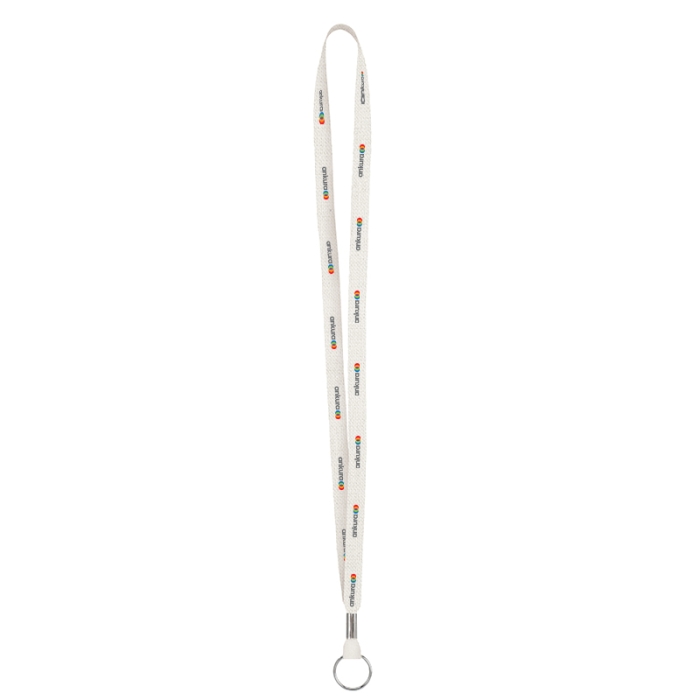 Customized 0.5 Inch RPET Fine-Print Lanyards