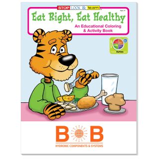 ized Eat Right Eat Healthy Coloring Books