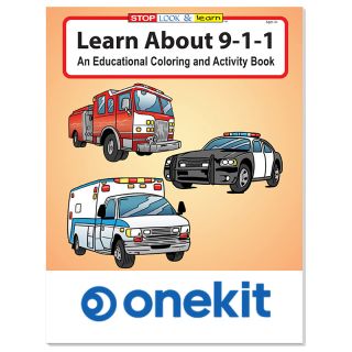 ized Learn About 911 Coloring Books