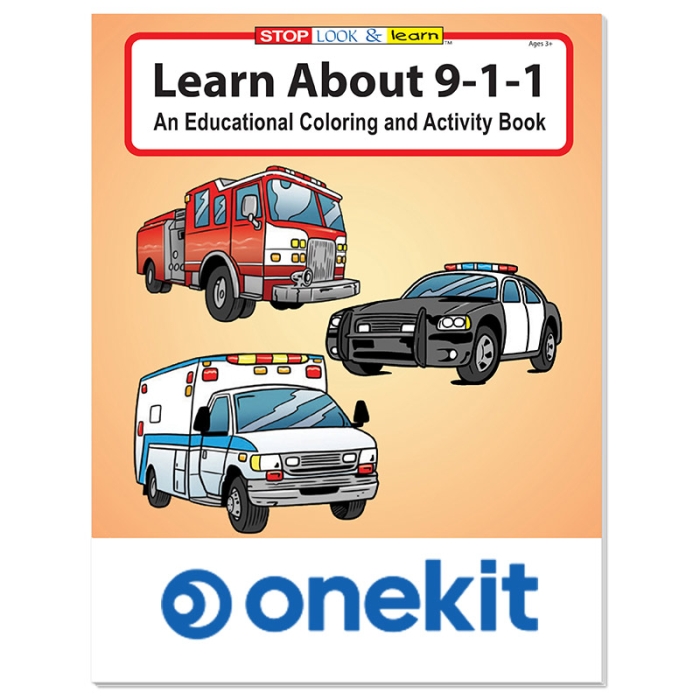 Customized Learn About 911 Coloring Books