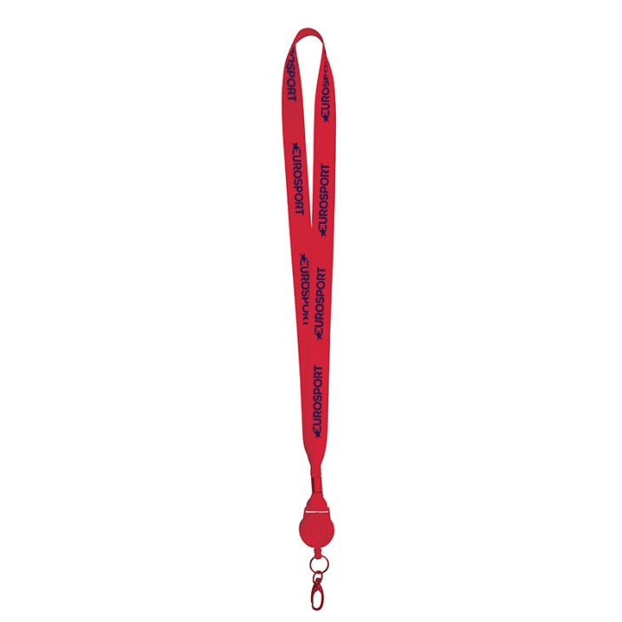 Imprinted 1 Inch Polyester Woven Lanyards