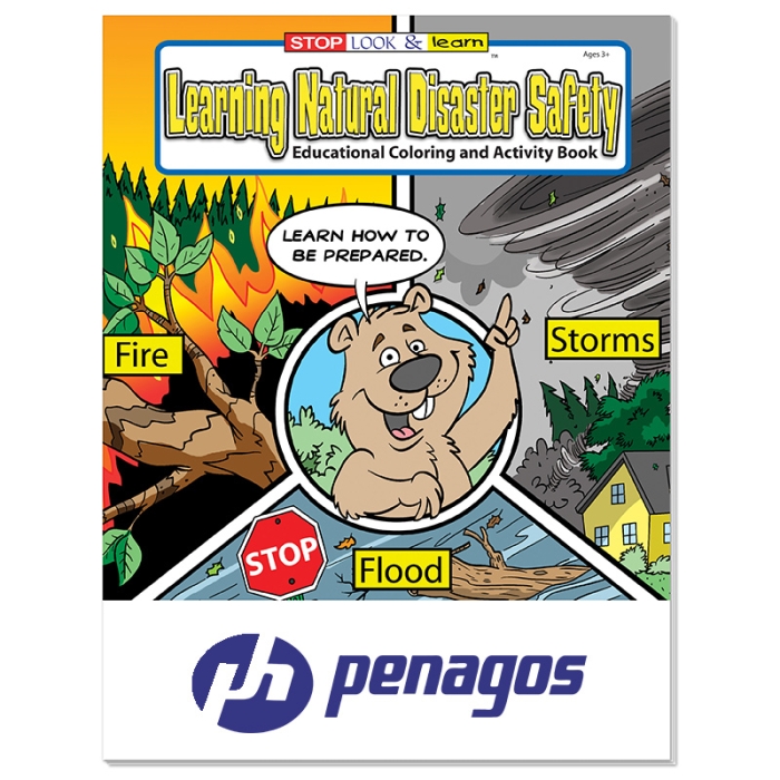 Personalized Learning Natural Disaster Safety Coloring Books 
