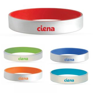 Silver Silicone Bracelets