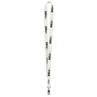 0.75 Inch RPET Fine-Print Lanyards