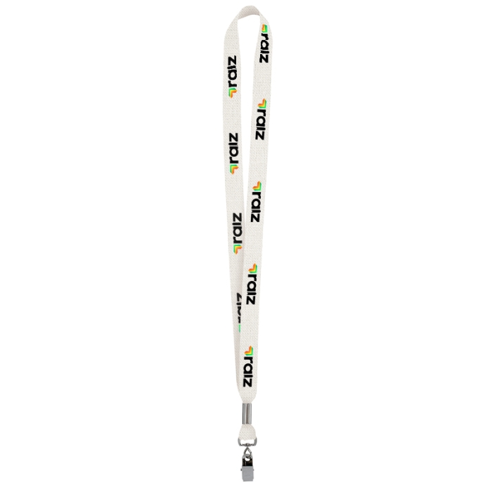 Promotional 0.75 Inch RPET Fine-Print Lanyards