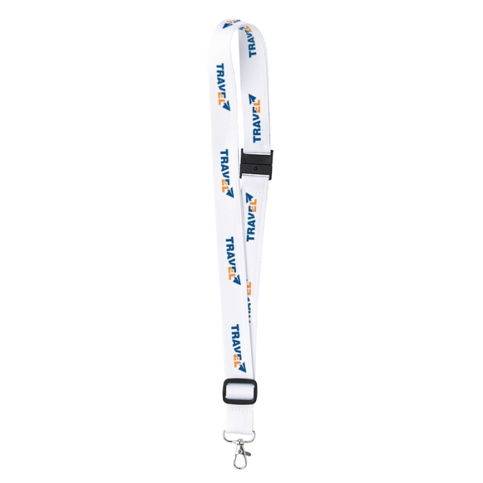 Promotional 1 Inch Adjustable Polyester Lanyards