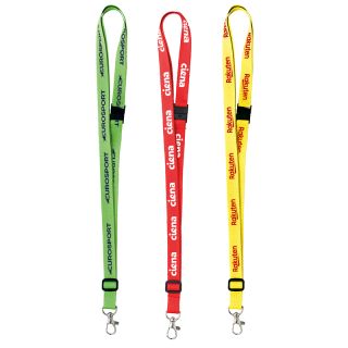 0.625 Inch Adjustable Polyester Lanyards