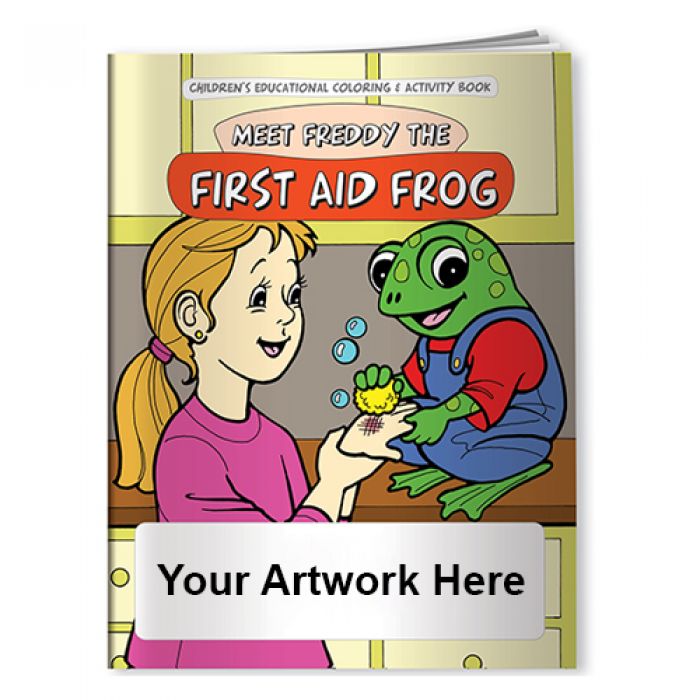 Custom Meet Freddy the First Aid Frog Coloring Books