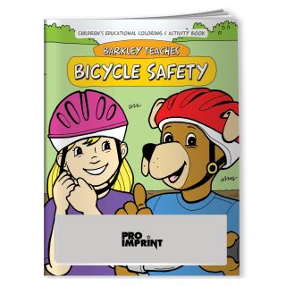 Printed Barkley Teaches Bicycle Safety Coloring Books
