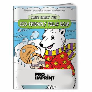 Printed Eco-Friendly Polar Bear Coloring Books