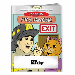 Printed Escaping Fire Danger Coloring Books