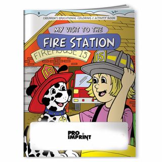 Printed My Visit to the Fire Station Coloring Books