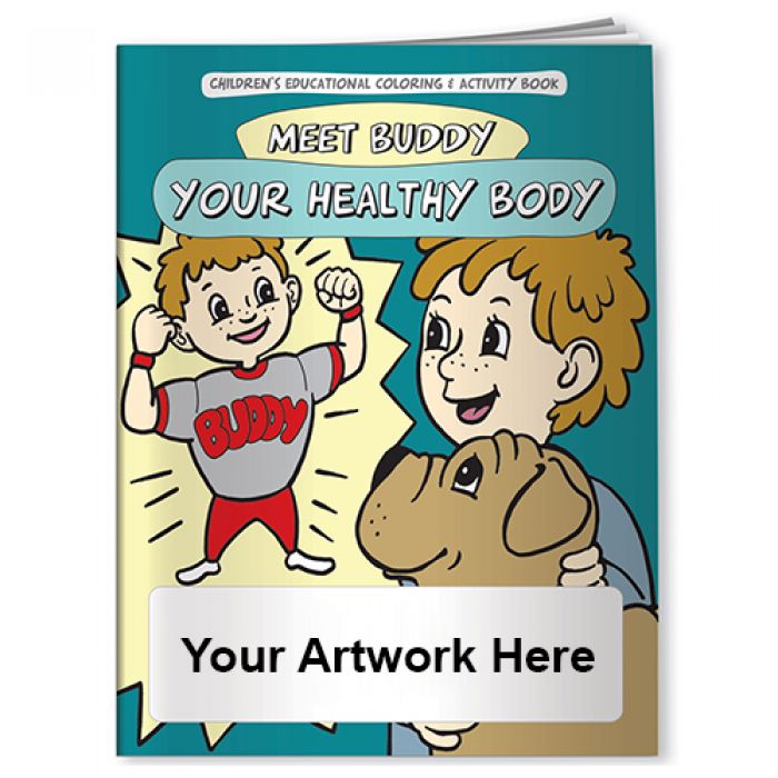 Custom Printed Health-Meet Buddy: Your Healthy Body Coloring Books