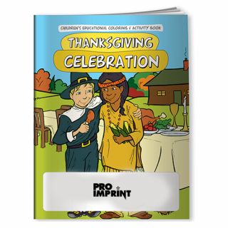 Printed Holiday-Thanksgiving Celebration Coloring Books