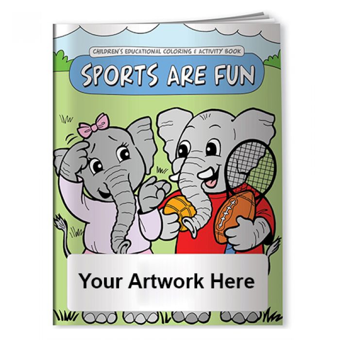 Custom Printed Sports Are Fun Coloring Books