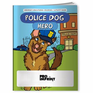 ized Coloring Books- Police Dog Hero