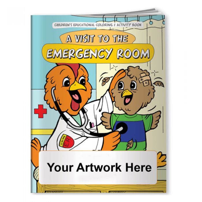 Personalized A Visit To The Emergency Room Coloring Books