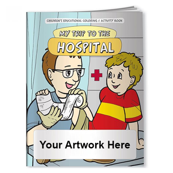 Personalized My Trip To The Hospital Coloring Books