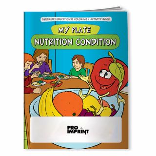 Coloring Books- Nutrition Condition-My Food Plate