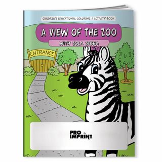 Coloring Books - A View Of The Zoo with Zola Zebra