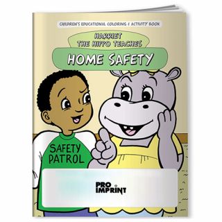 Coloring Books- Safety-Home Safety with Harriet the...