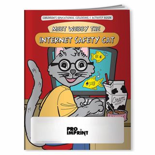 Internet-Meet Webby the Internet Safety Cat Coloring...