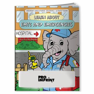 Learn About EMTs and Emergencies Coloring Books