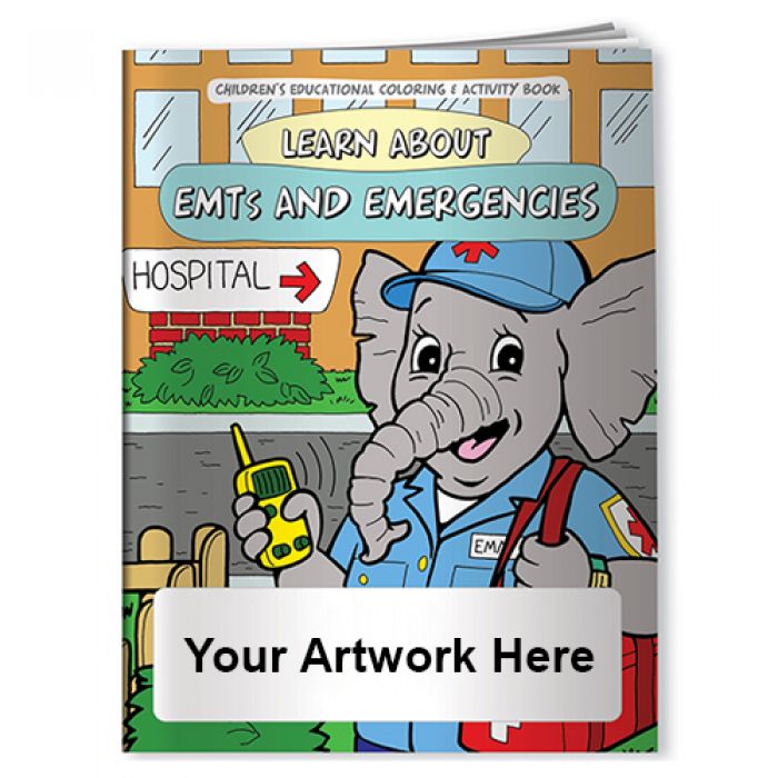 Promotional Learn About EMTs and Emergencies Coloring Books