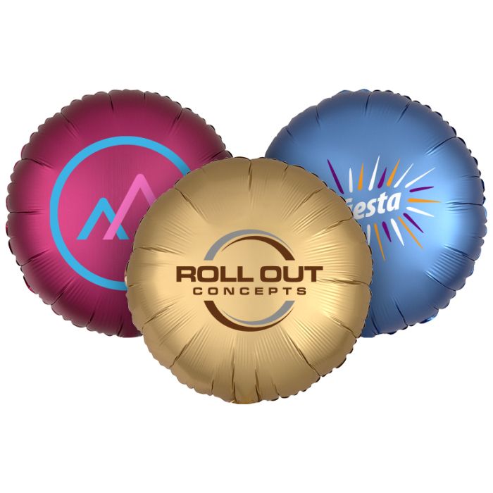 Custom 17 Inch Round Helium Saver XtraLife® Foil Balloons