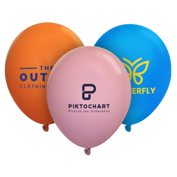 Custom Printed 9 Inch USA Standard Latex Balloons