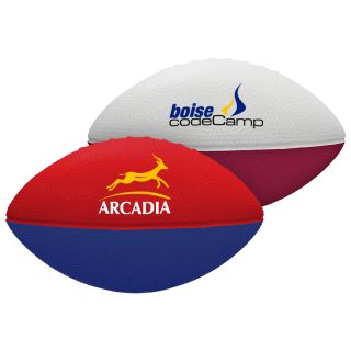 Printed 7 Inch Two-Toned Foam Footballs