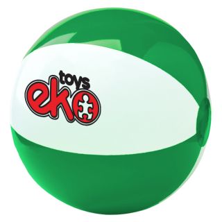 12 Inch Printed Two-Tone Beach Balls