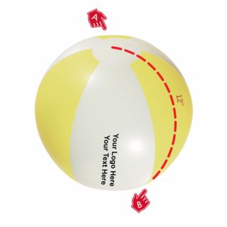12 Inch Printed Beach Balls