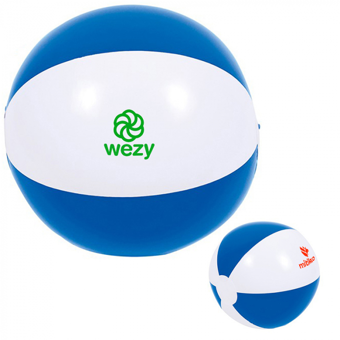 16 Inch Custom Two-Tone Inflatable Beach Balls