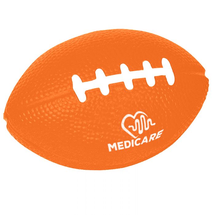 Custom Printed Football Shape Stress Relievers