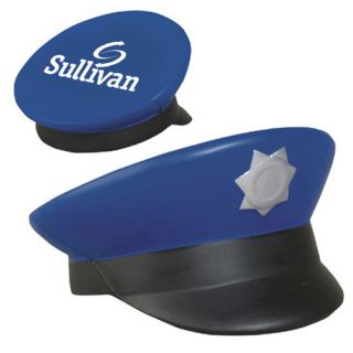 Logo Police Caps Stress Balls
