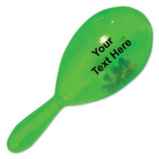 Printed Maraca-Translucent Green