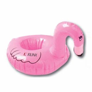 ized Floating Inflatable Pink Flamingo Beverage Coasters