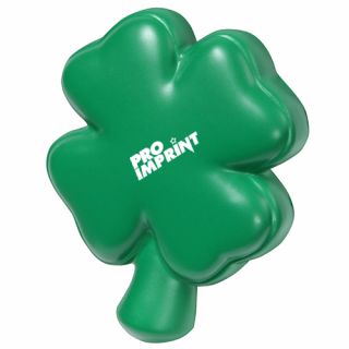 Printed 4-Leaf Clover Stress Relievers