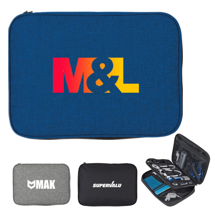 Custom Printed Electronics Organizer Travel Cases