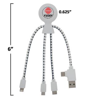 Printed Xoopar Mr Bio All In One Charging Cables